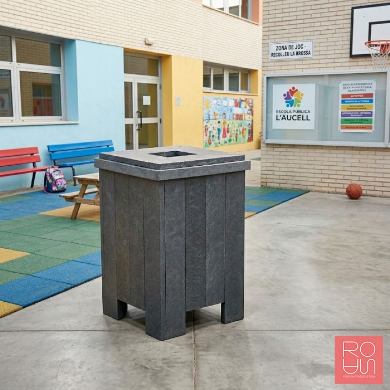 Paperera Urbana de Plàstic Reciclat Greta